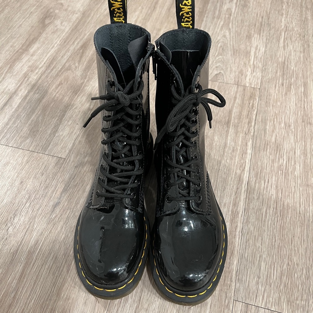 Dr. Martens Women’s Patent Leather Boots - Picture 10 of 16